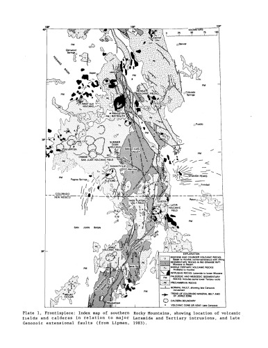 Mineralization in Silicic Calderas: Questa, New Mexico and the San Juan Mountains, Colorado, Taos, New Mexico to Lake City, Colorado, July 20-July 25, 1989