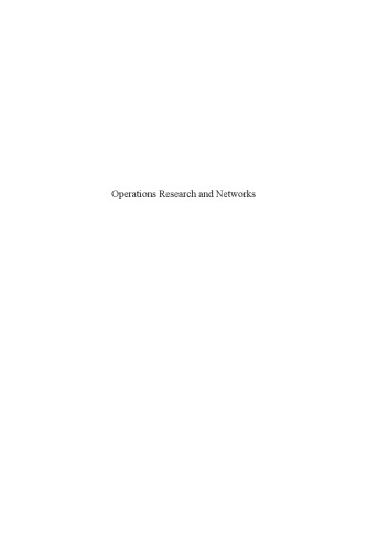 Operations Research and Networks