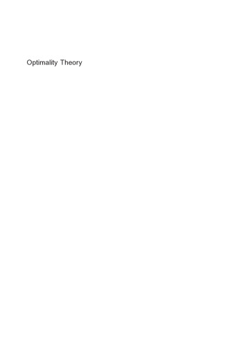 Optimality Theory: Constraint Interaction in Generative Grammar