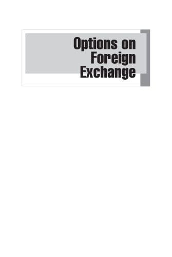 Options on Foreign Exchange, Third Edition