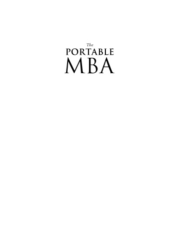 The Portable MBA, Fifth Edition