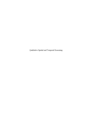 Qualitative Spatial and Temporal Reasoning