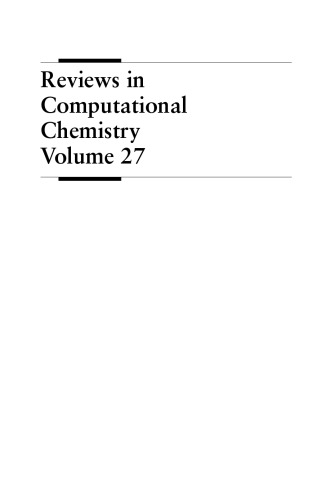 Reviews in Computational Chemistry, Volume 27