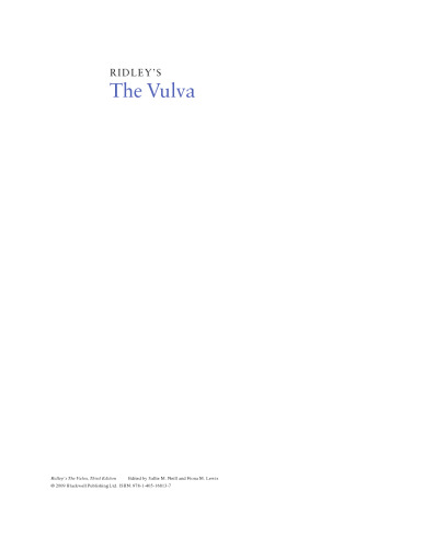 Ridley's The Vulva, Third Edition