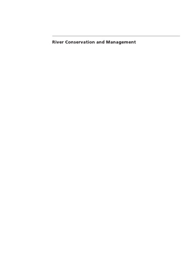 River Conservation and Management