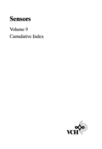 Sensors: Cumulative Index, Volume 9