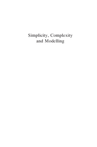 Simplicity, Complexity and Modelling