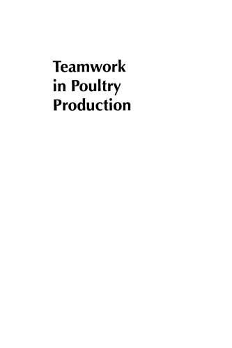 Teamwork in Poultry Production: Improving Grower and Employee Interpersonal Skills