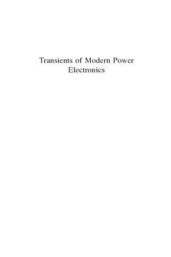 Transients of Modern Power Electronics