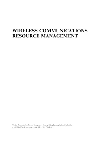 Wireless Communications Resource Management