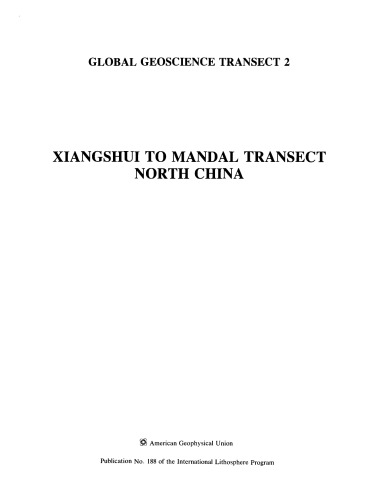 Xiangshui to Mandal Transect North China