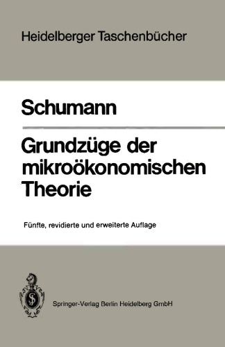 Grundzüge der mikroökonomischen Theorie