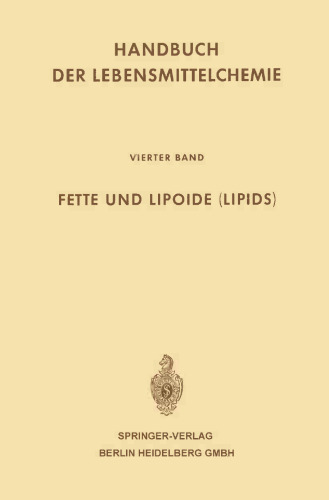 Fette und Lipoide (Lipids)