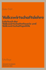 Volkswirtschaftslehre: Lehrbuch der Volkswirtschaftstheorie und Volkswirtschaftspolitik