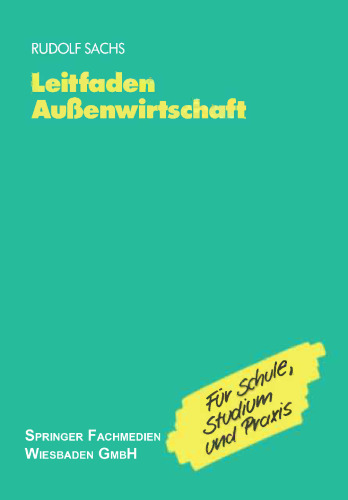 Leitfaden Außenwirtschaft