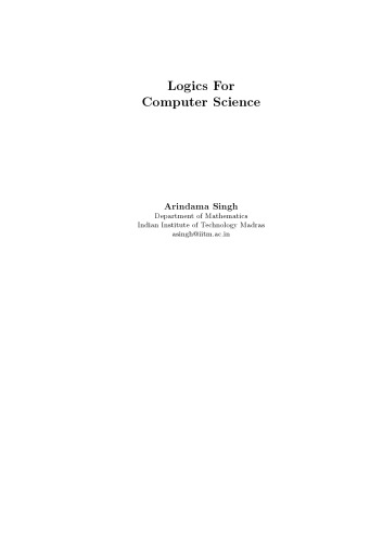 Logics for Computer Science