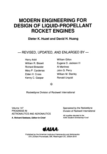 Modern Engineering for Design of Liquid-Propellant Rocket Engines