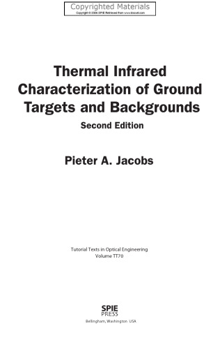 Thermal Infrared Characterization of Ground Targets and Backgrounds