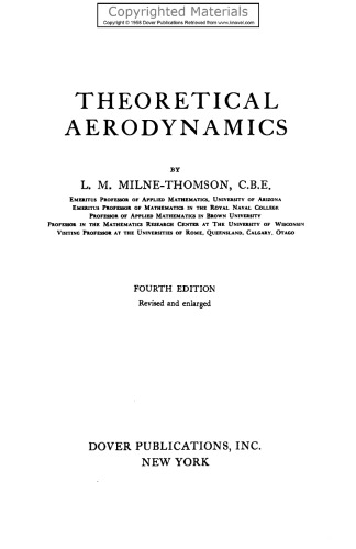 Theoretical Aerodynamics