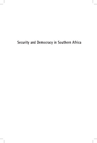 Security and democracy in Southern Africa