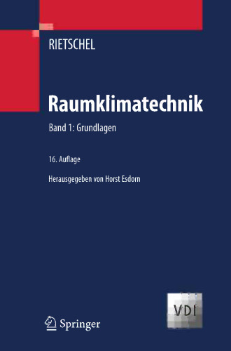 Raumklimatechnik: Band 1: Grundlagen