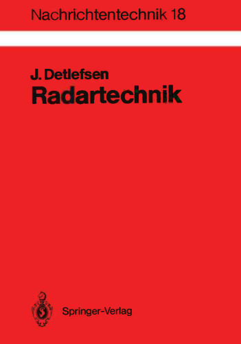 Radartechnik: Grundlagen, Bauelemente, Verfahren, Anwendungen