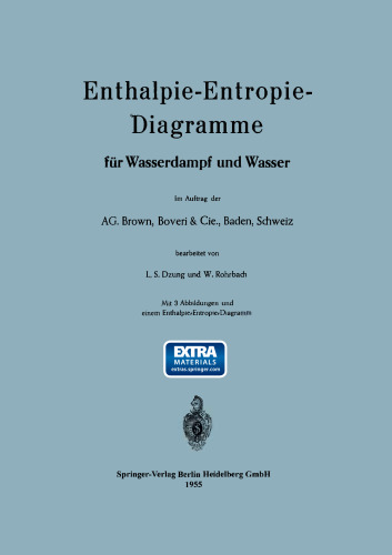 Enthalpie-Entropie-Diagramme für Wasserdampf und Wasser