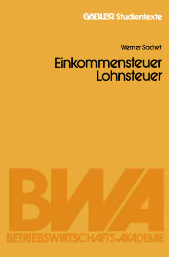 Einkommensteuer / Lohnsteuer