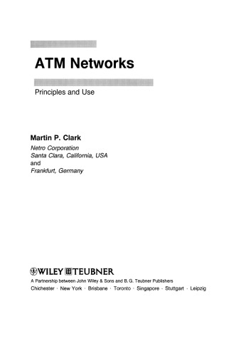 ATM Networks: Principles and Use