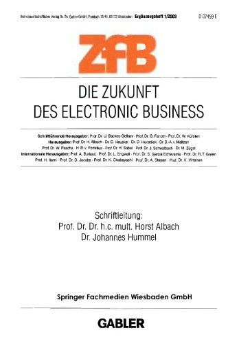 Die Zukunft des Electronic Business