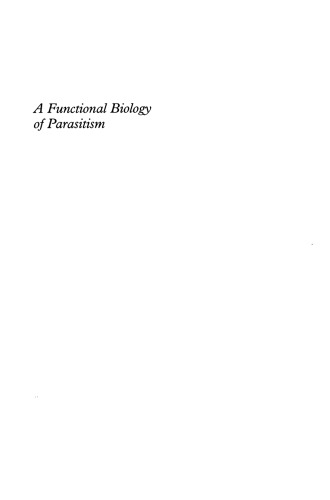 A Functional Biology of Parasitism: Ecological and evolutionary implications