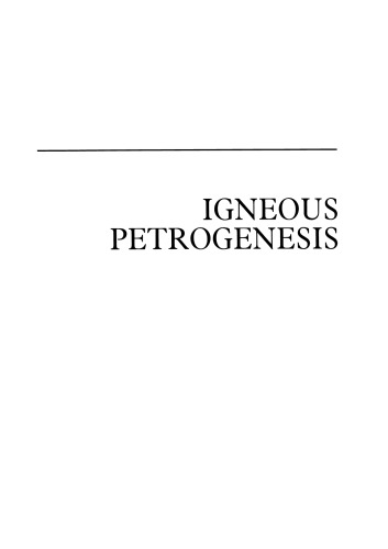 Igneous Petrogenesis