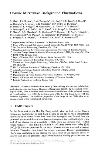 Astronomy, Cosmology and Fundamental Physics: Proceedings of the ESO/CERN/ESA Symposium Held in Garching, Germany, 4-7 March 2002