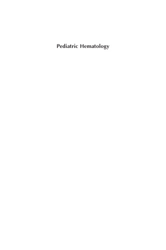 Pediatric Hematology: Methods and Protocols