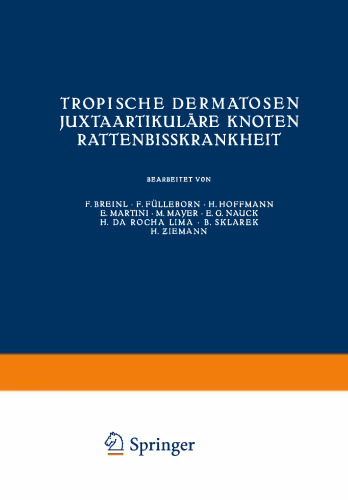 Tropische Dermatosen Juxtaartikuläre Knoten Rattenbisskrankheit