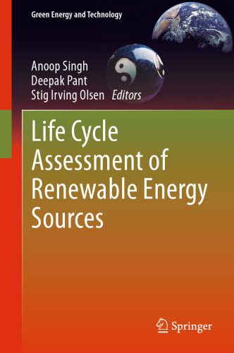 Life Cycle Assessment of Renewable Energy Sources