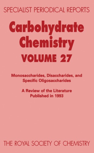 Carbohydrate Chemistry Volume 27