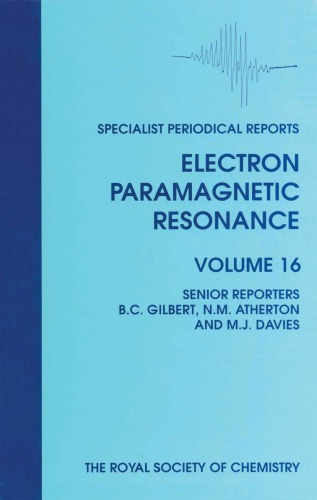 Electron Paramagnetic Resonance Vol. 16