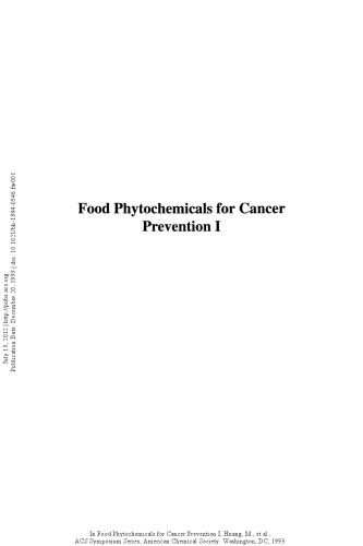 Food Phytochemicals for Cancer Prevention I. Fruits and Vegetables