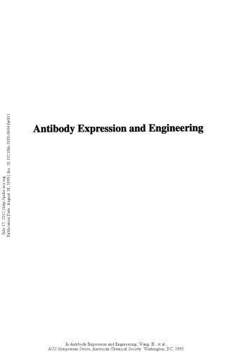 Antibody Expression and Engineering