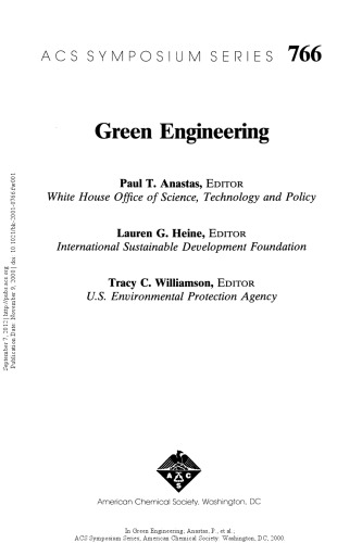 Green Engineering