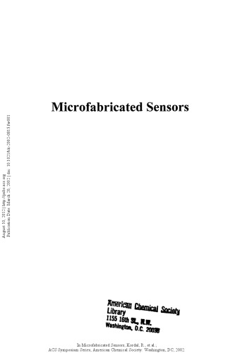 Microfabricated Sensors. Application of Optical Technology for DNA Analysis