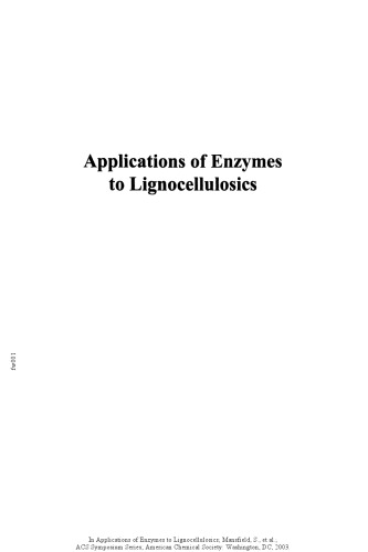 Applications of Enzymes to Lignocellulosics