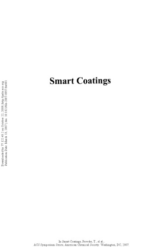 Smart Coatings