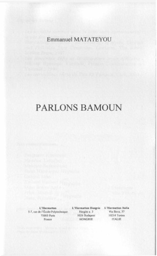 Parlons bamoun