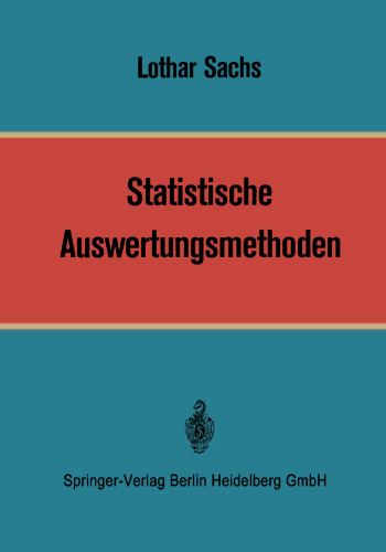 Statistische Auswertungsmethoden