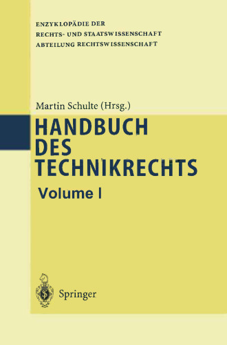 Handbuch des Technikrechts