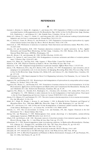 Remediation of petroleum contaminated soils : biological, physical, and chemical processes