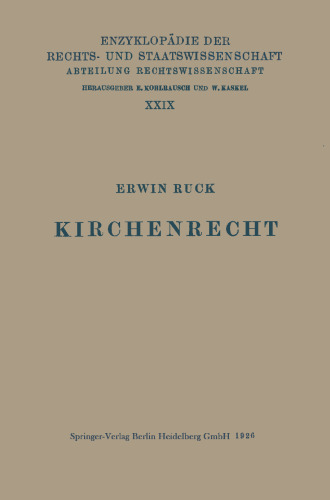 Kirchenrecht