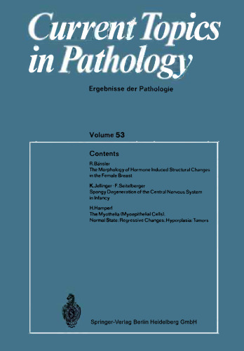 Current Topics in Pathology: Ergebnisse der Pathology